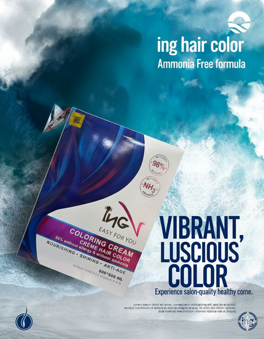 💇♀️ ING Hair Color – Naturally Beautiful, Ammonia-Free Shine ✨